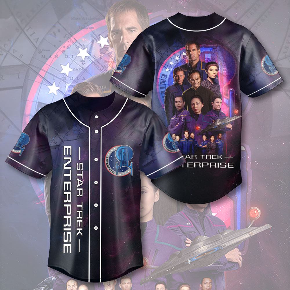 Star Trek: Enterprise Baseball Jersey – HOATT13694