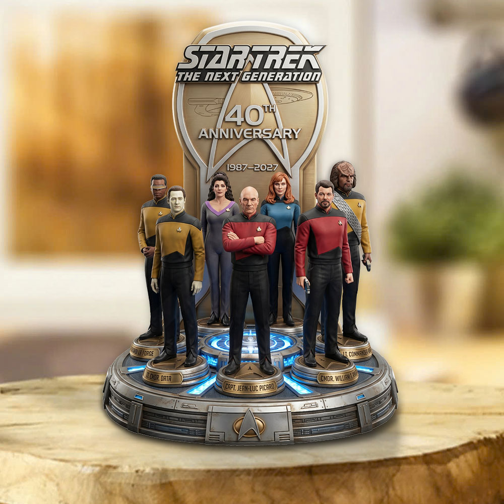 Star Trek: The Next Generation Custom Shape Acrylic Plaque – TMTHU6723