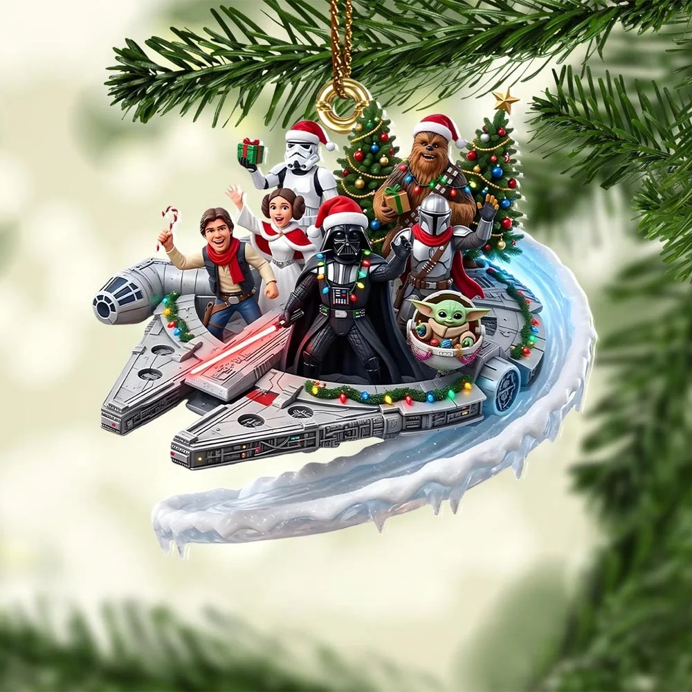 Star Wars Custom Shape 2-side Printed Acrylic Ornament – HOATT26855