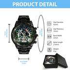 Star Wars Black Stainless Steel Watch – GNE 325