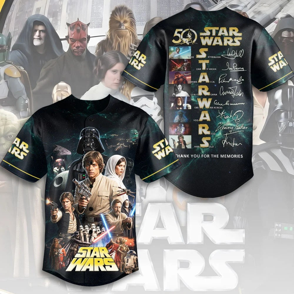 Star Wars 50th Anniversary Baseball Jersey – TMTHU10147