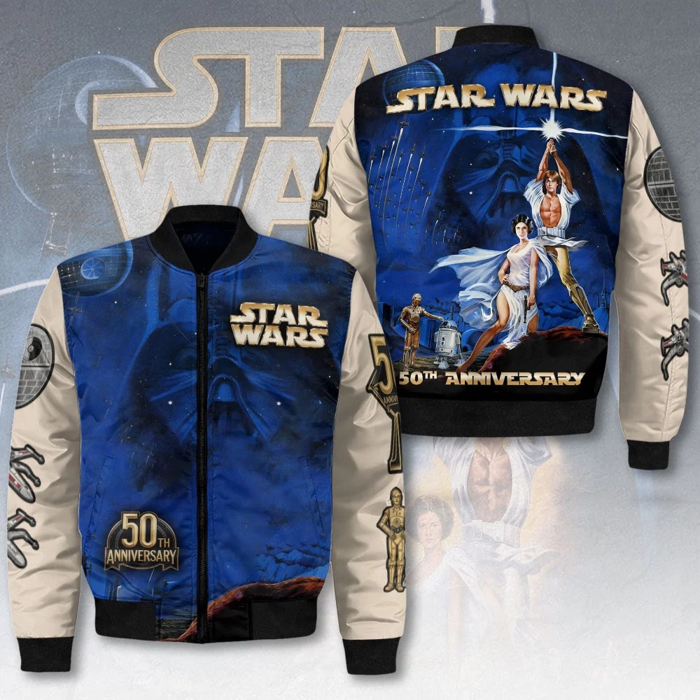 Star Wars 50th Anniversary 3D Bomber Jacket – TMTHU9741