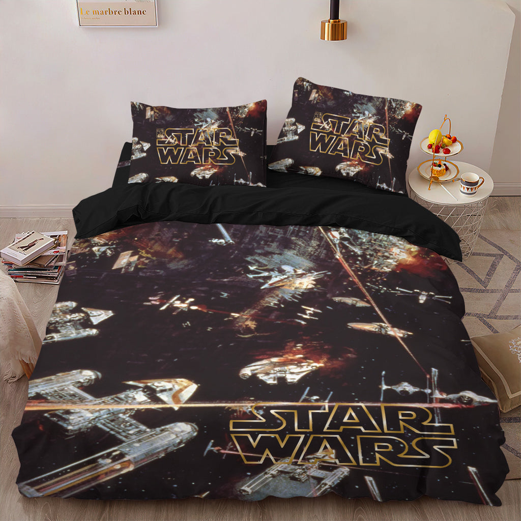 Star Wars 50th Anniversary 3-Piece Duvet Bedding Set – GNE5556