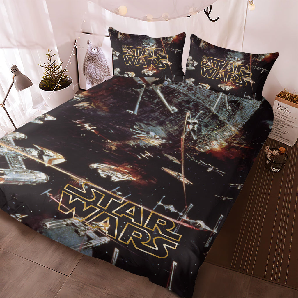 Star Wars 50th Anniversary 3-Piece Duvet Bedding Set – GNE5556