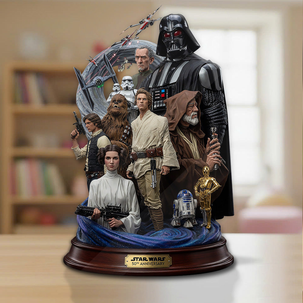 Star Wars 50th Anniversary Custom Shape Acrylic Plaque – GNE6622