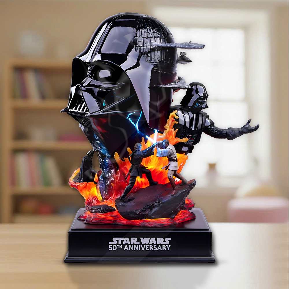 Star Wars 50th Anniversary Custom Shape Acrylic Plaque – TMTHU4884