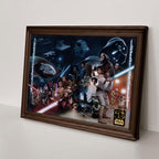 Star Wars 50th Anniversary Rectangle Canvas With Inner Frame – TMTHU4172