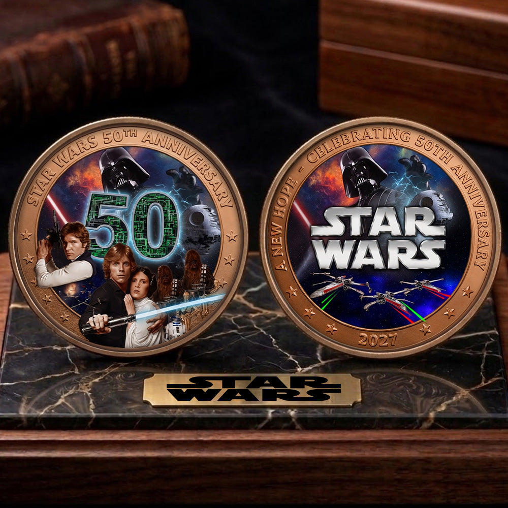 Star Wars 50th Anniversary 2027 Commemorative Coin – TMTHU5500
