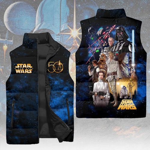 Star Wars 50th Anniversary 3D Sleeveless Down Jacket – HOATT17860