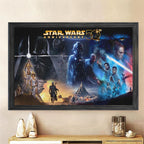 Star Wars 50th Anniversary Rectangle Canvas With Inner Frame – HOATT16538