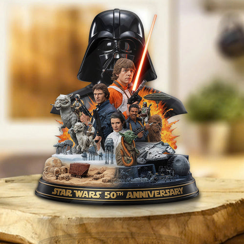 Star Wars 50th Anniversary Custom Shape Acrylic Plaque – GNE6315