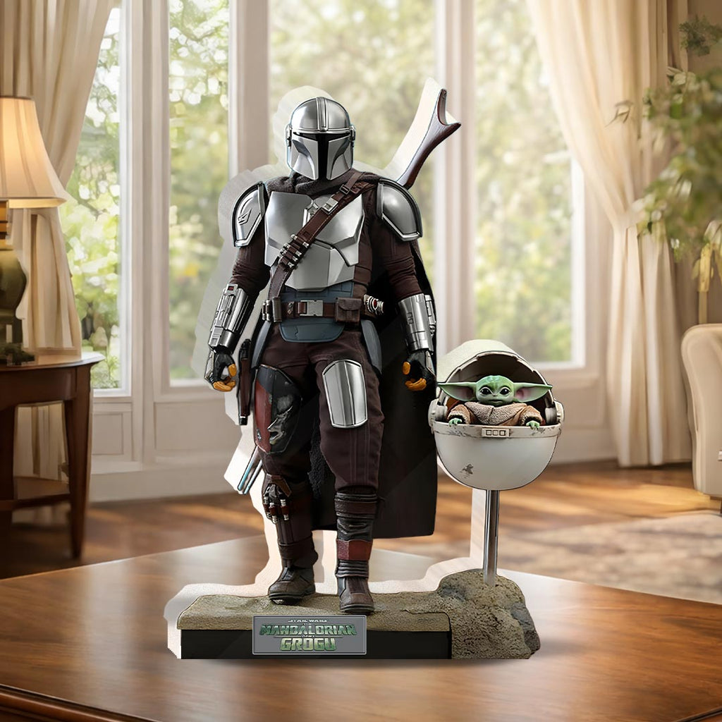 Star Wars: The Mandalorian and Grogu Custom Shape Acrylic Plaque – HOATT17953