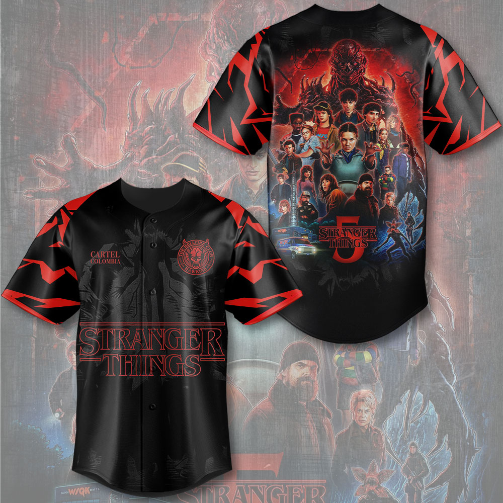 Stranger Things Baseball Jersey – TMTHU3190