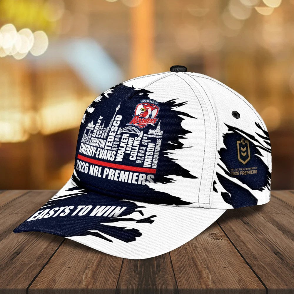 Sydney Roosters 2026 NRL Premiers Classic Cap – MAITM15303