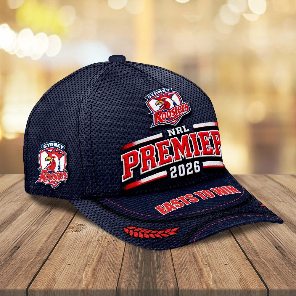 Sydney Roosters 2026 NRL Premiers Classic Cap – MAITM15403