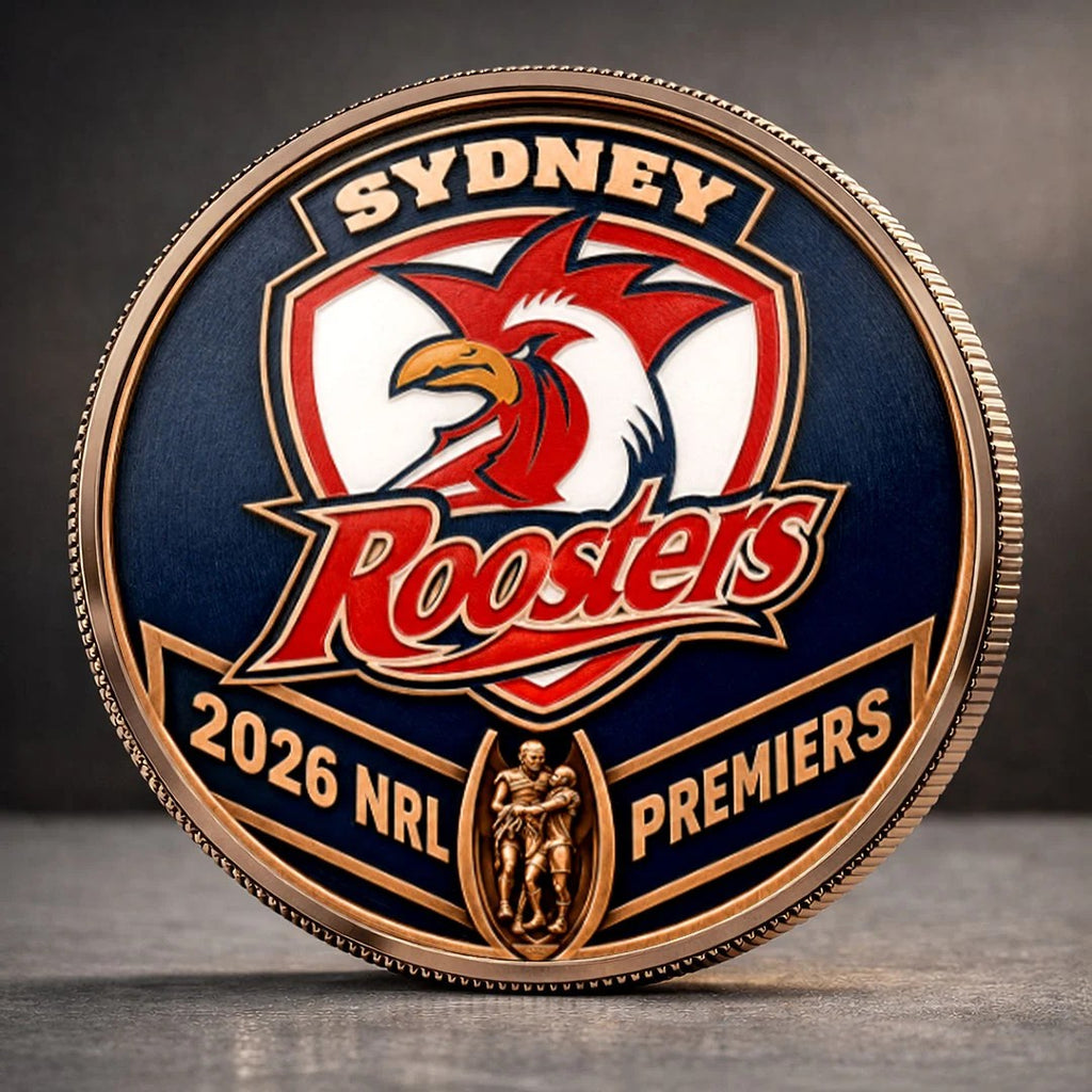 Sydney Roosters 2026 NRL Premiers Commemorative Coin – MAITM15309