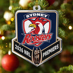Sydney Roosters 2026 NRL Premiers Custom Shape 2-side Printed Acrylic Ornament – TANTN25883