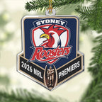 Sydney Roosters 2026 NRL Premiers Custom Shape 2-side Printed Acrylic Ornament – TANTN25883
