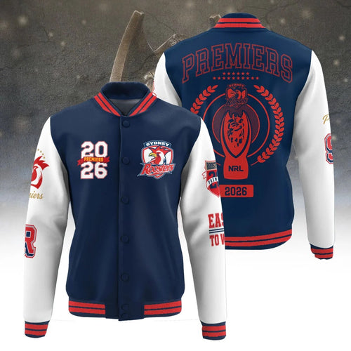 Sydney Roosters 2026 NRL Premiers Varsity Jacket – TANTN25936