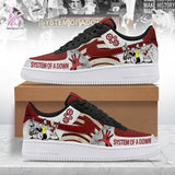 System of A Down Air Force Shoes