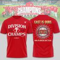 Philadelphia Phillies NL EAST Champions 2025 3D Apparel – TMTHU1021