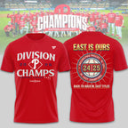 Philadelphia Phillies NL EAST Champions 2025 3D Apparel – TMTHU1021