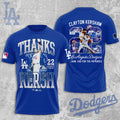 Los Angeles Dodgers x Clayton Kershaw 3D Apparel – TMTHU1913