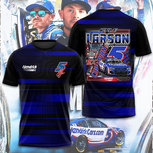 Kyle Larson Nascar Cup Series Champion 3D Apparel – TMTHU2025