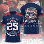 New England Patriots 3D Apparel – TMTHU3773