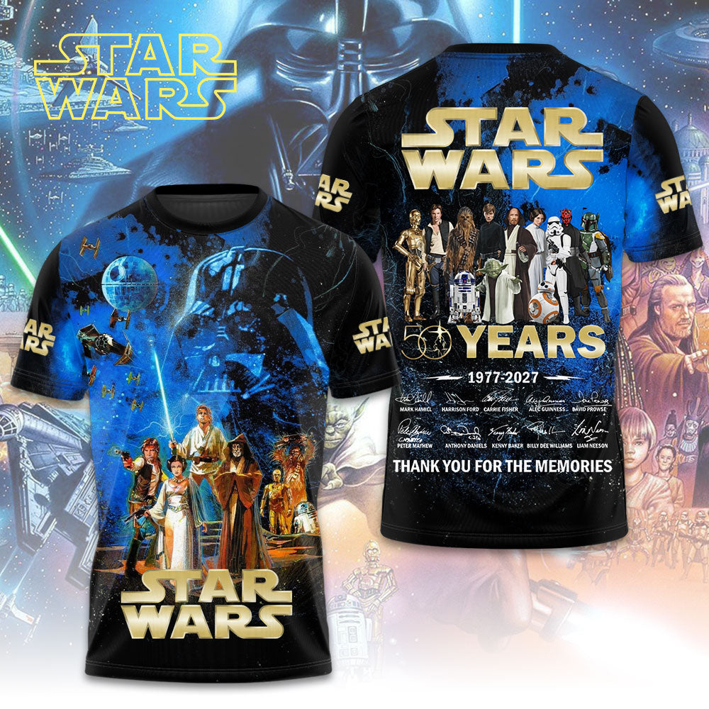 Star Wars 50th Anniversary 3D Apparel – TMTHU4258