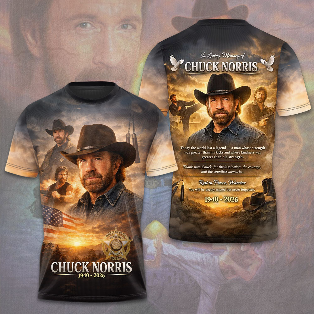 Chuck Norris 3D Apparel – TMTHU4655