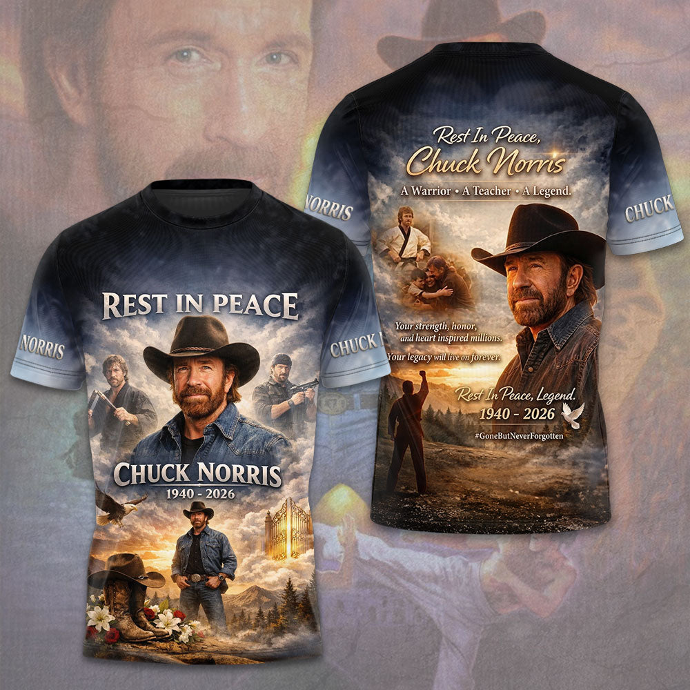 Chuck Norris 3D Apparel – TMTHU4656