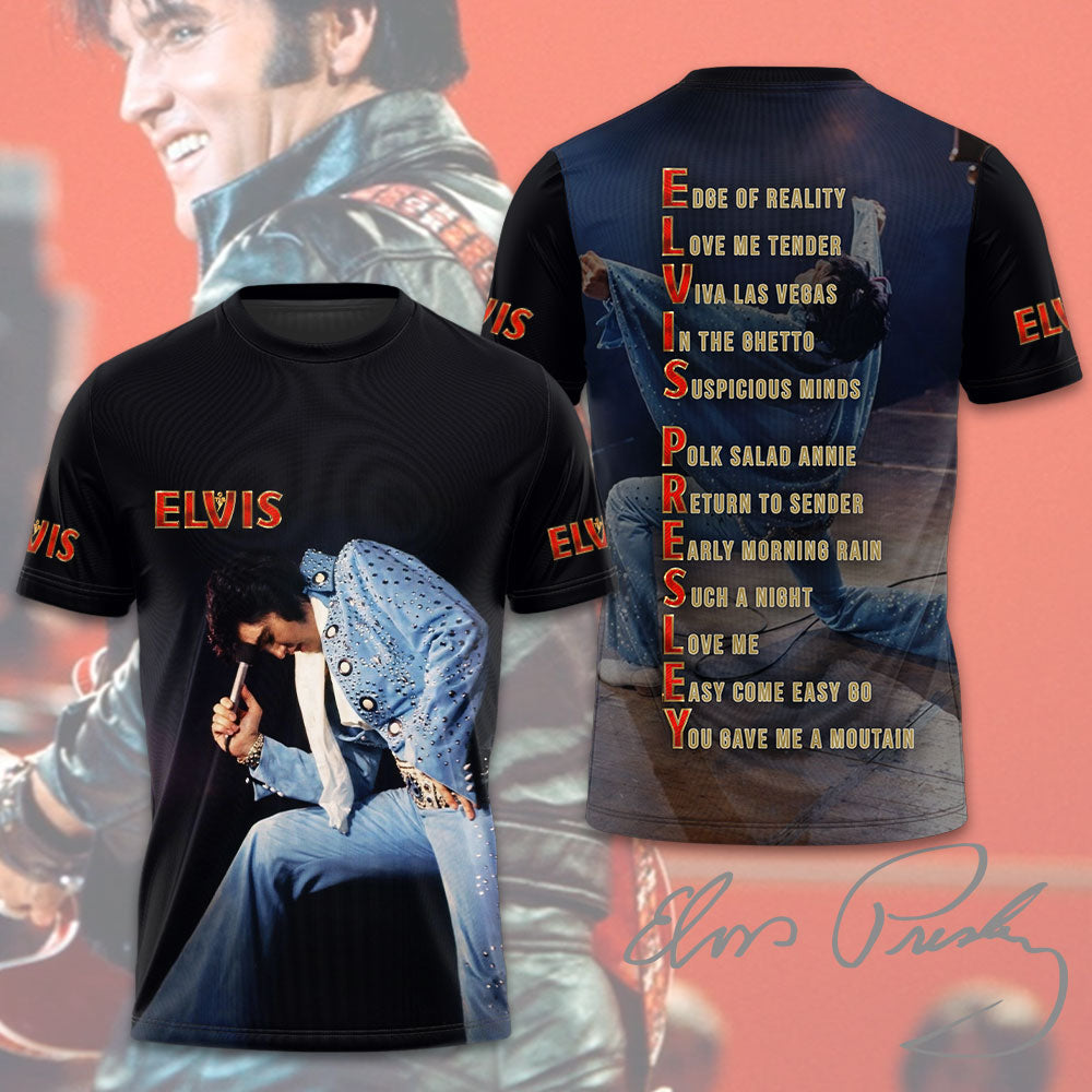 Elvis Presley Black Stainless Steel Watch – GNE 665
