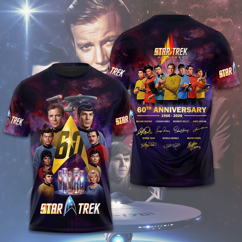 Star Trek 60th Anniversary 3D Apparel – TMTHU5449
