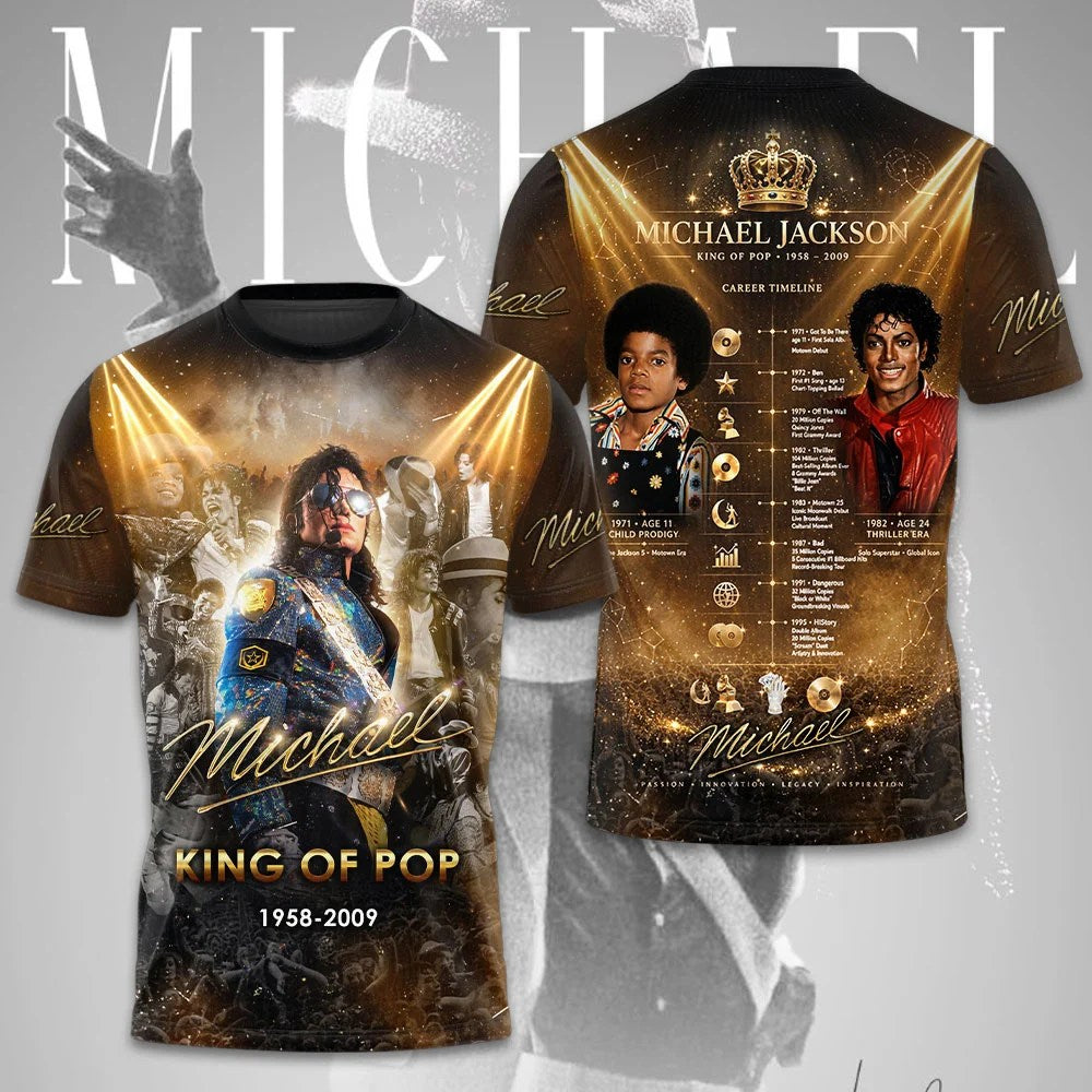 Michael Jackson 3D Apparel – TMTHU9492
