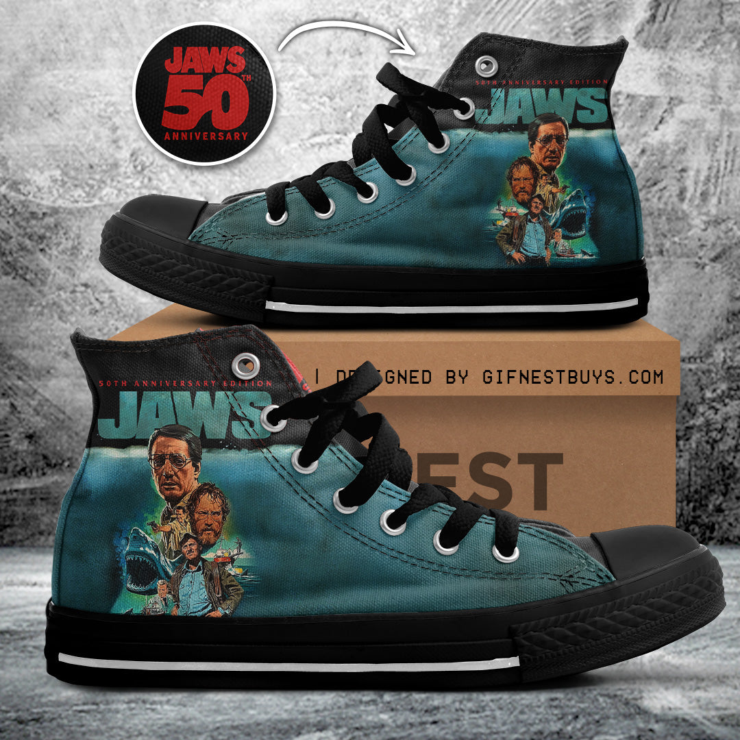 Jaws High Top Canvas Shoes – TANTN 12588