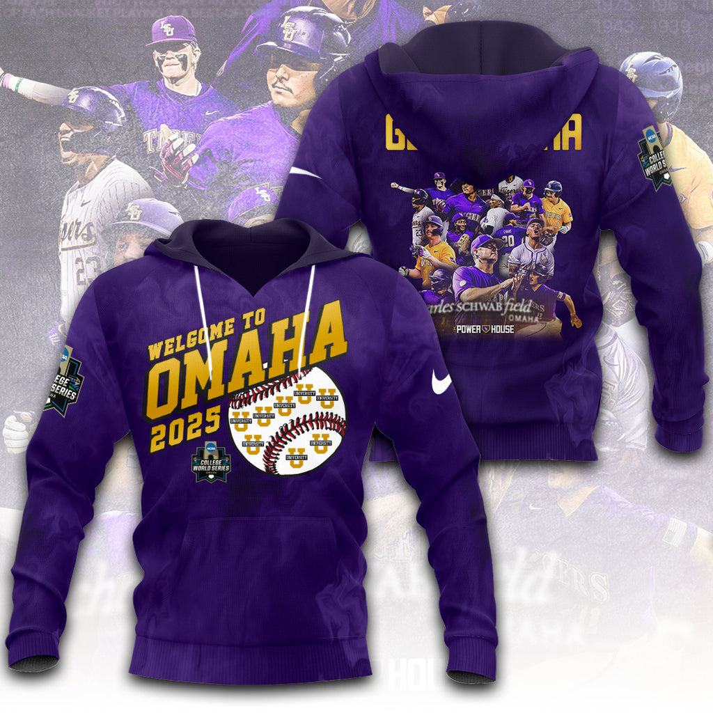 LSU Tigers Baseball 2025 National Champions 3D Apparel – TANTN 13567