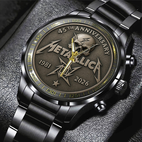 Metallica Black Stainless Steel Watch – TANTN 13815
