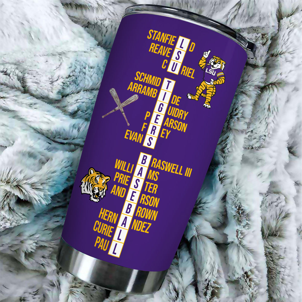 LSU Tigers Baseball Tumbler Cup – TANTN 13869