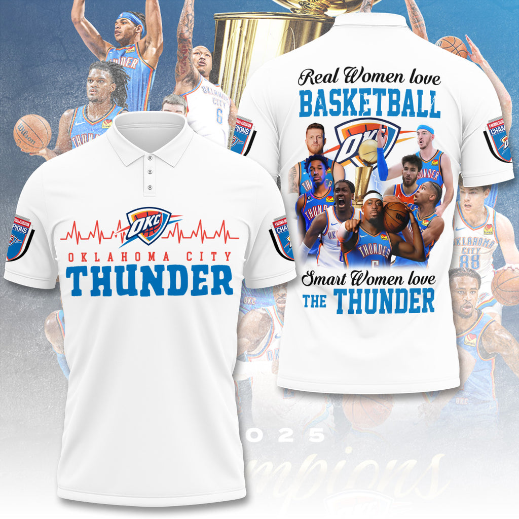 Oklahoma City Thunder 2025 NBA Champions 3D Apparel – TANTN 13948