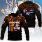 Oklahoma City Thunder 2025 NBA Champions 3D Apparel – TANTN 13954