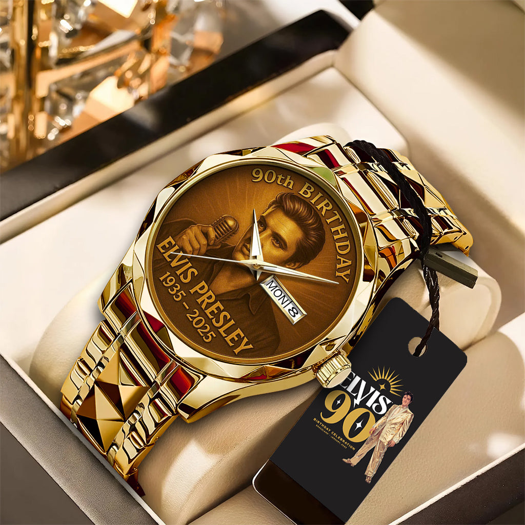 Elvis Presley Alloy Luxury Quartz Watch – TANTN 14026