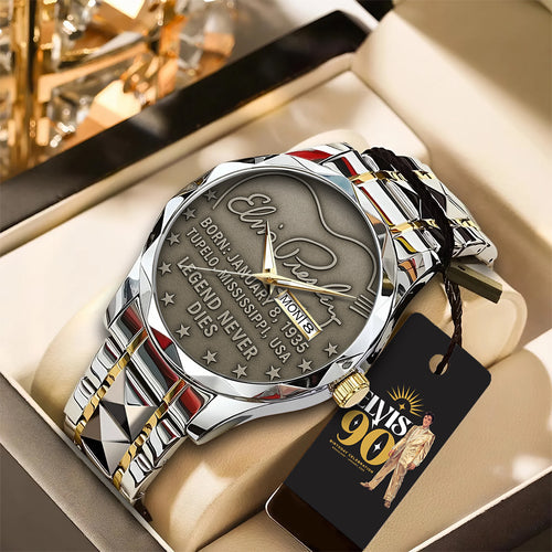 Elvis Presley Alloy Luxury Quartz Watch – TANTN 14030