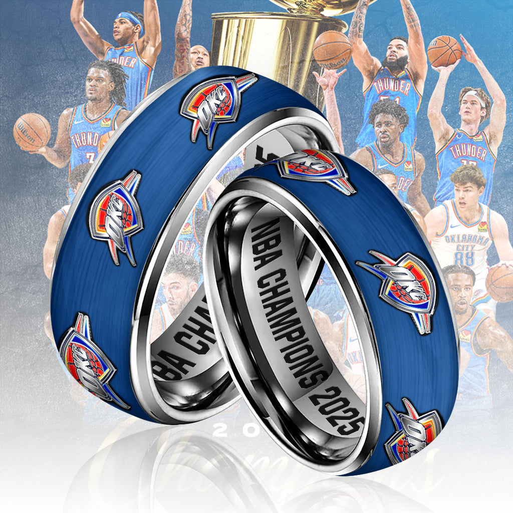 Oklahoma City Thunder Custom Alloy Ring – TANTN 14084