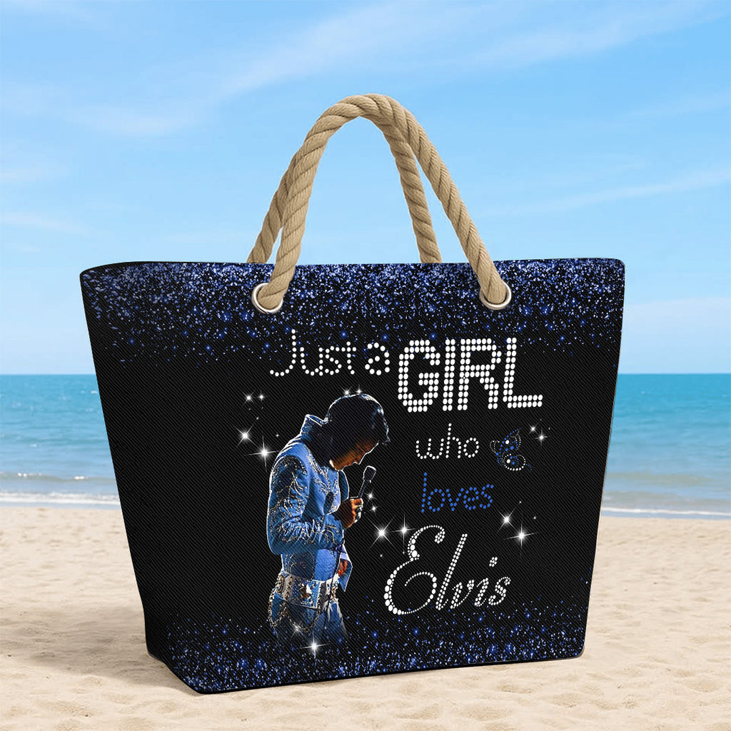 Elvis Presley Hemp Rope Tote Bag – TANTN 14245