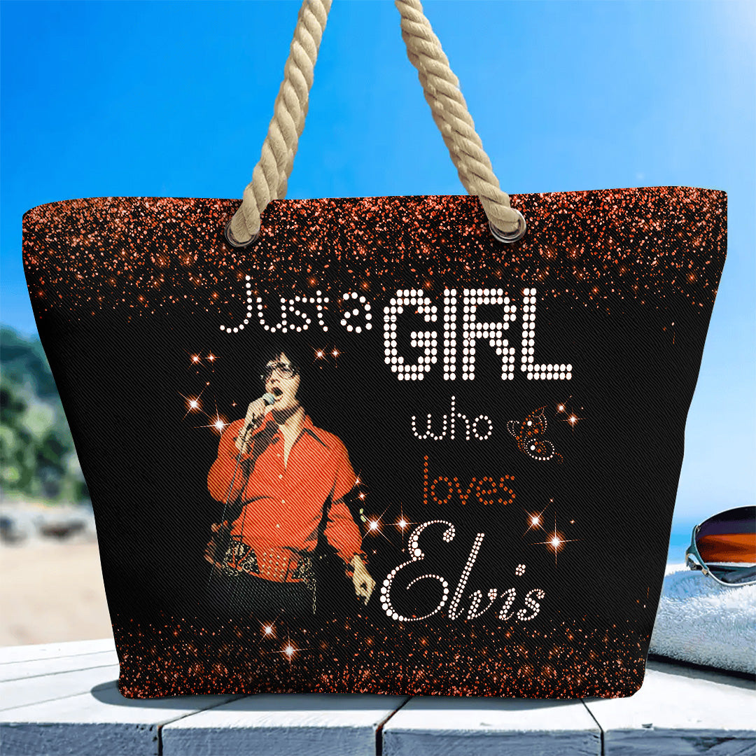Elvis Presley Hemp Rope Tote Bag – TANTN 14290