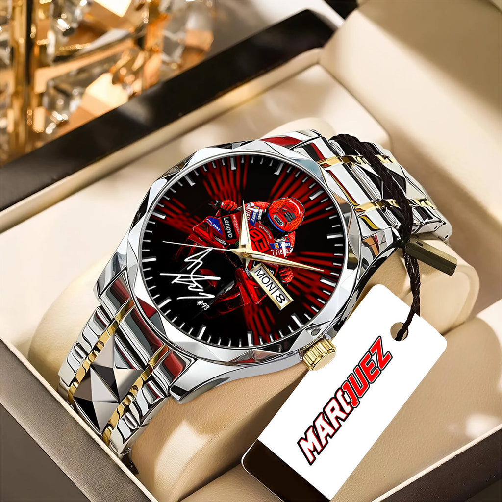 Ducati Lenovo Team x Marc Márquez Alloy Luxury Quartz Watch – TANTN 14511