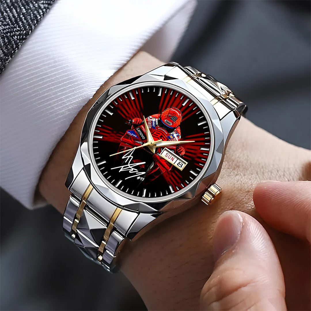 Ducati Lenovo Team x Marc Márquez Alloy Luxury Quartz Watch – TANTN 14511