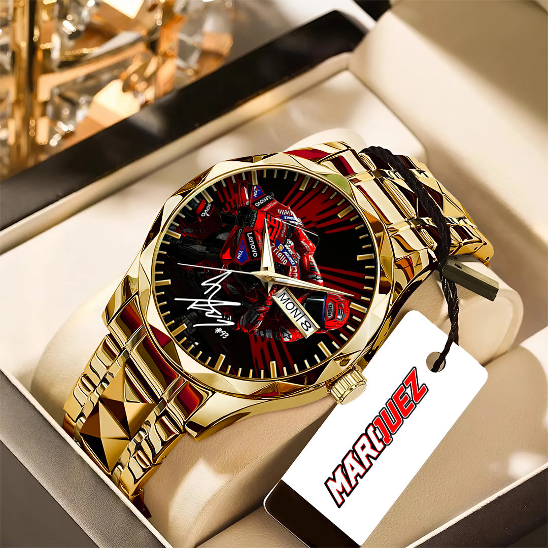 Ducati Lenovo Team x Marc Márquez Alloy Luxury Quartz Watch – TANTN 14512