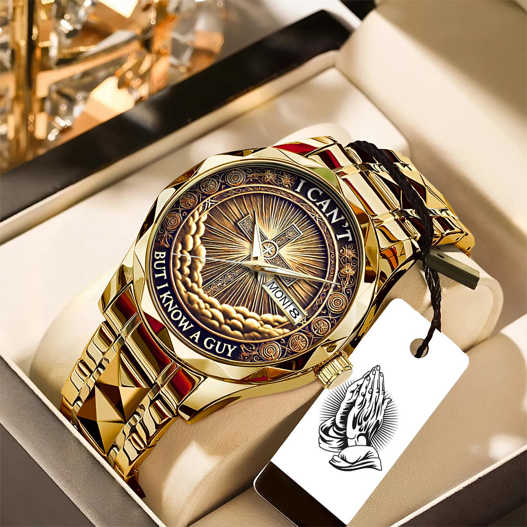 In God We Trust Alloy Luxury Quartz Watch – TANTN 14536